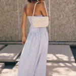 Poplin Halter Midi Dress Thumbnail 2