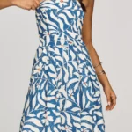 Strapless Waisted Maxi Dress Thumbnail 2
