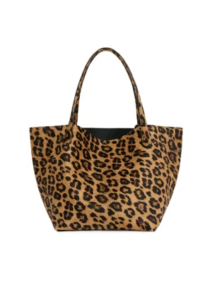 MANSUR GAVRIEL Everyday Soft Leopard-print Tote Bag