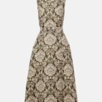 Embellished Cotton-blend Jacquard Midi Dress Thumbnail 4