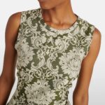 Embellished Cotton-blend Jacquard Midi Dress Thumbnail 5