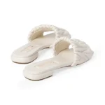 Matelasse Nappa Leather Slides Thumbnail 2