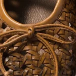 Woven Leather Ballerinas with Strap and Buckle Thumbnail 2