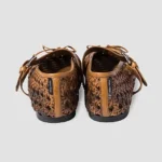 Woven Leather Ballerinas with Strap and Buckle Thumbnail 3