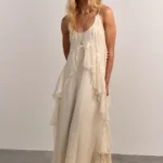Floating Angel Chiffon Maxi Dress Thumbnail 1
