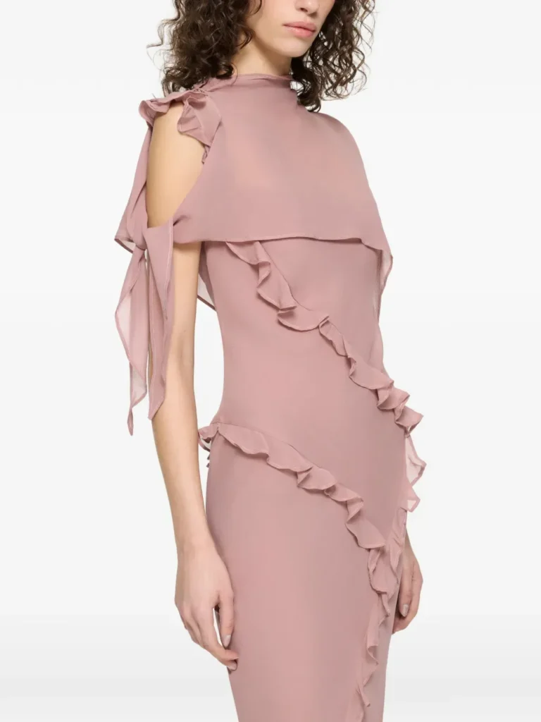 Ruffled Maxi Dress Full Size Image 4
