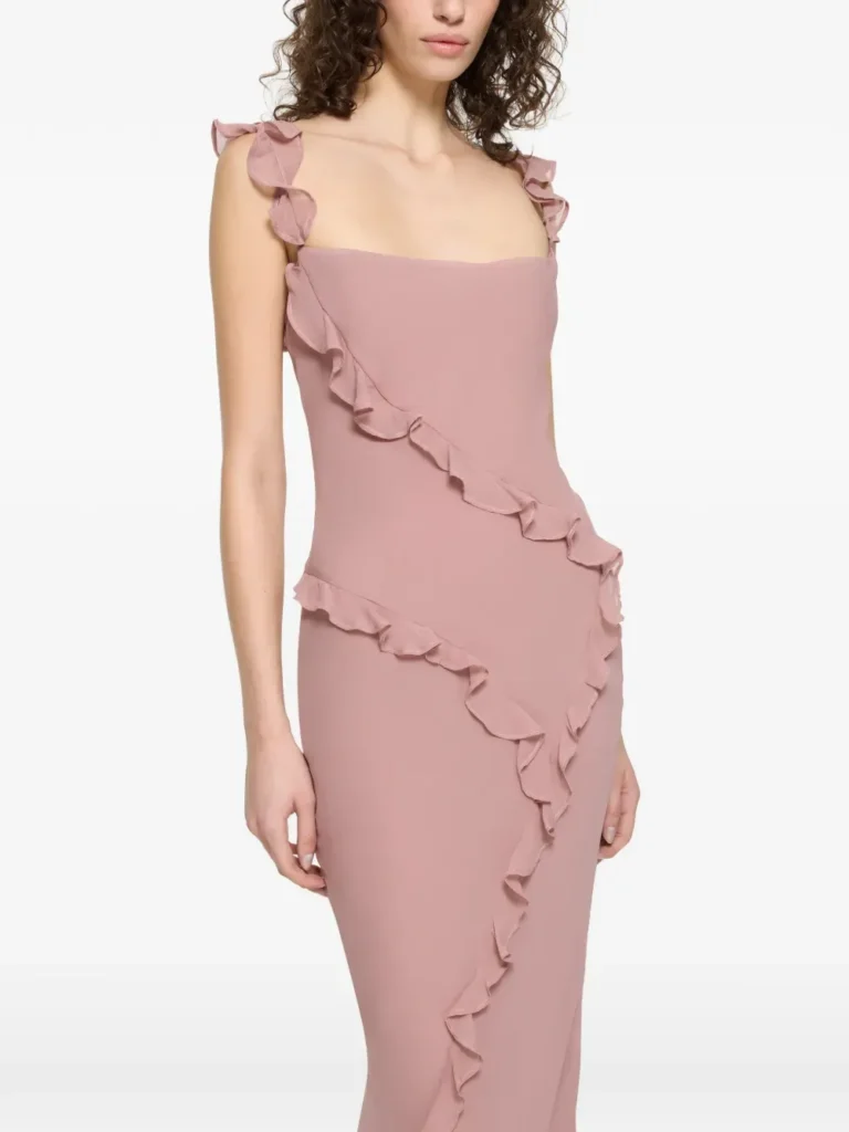 Ruffled Maxi Dress Full Size Image 5