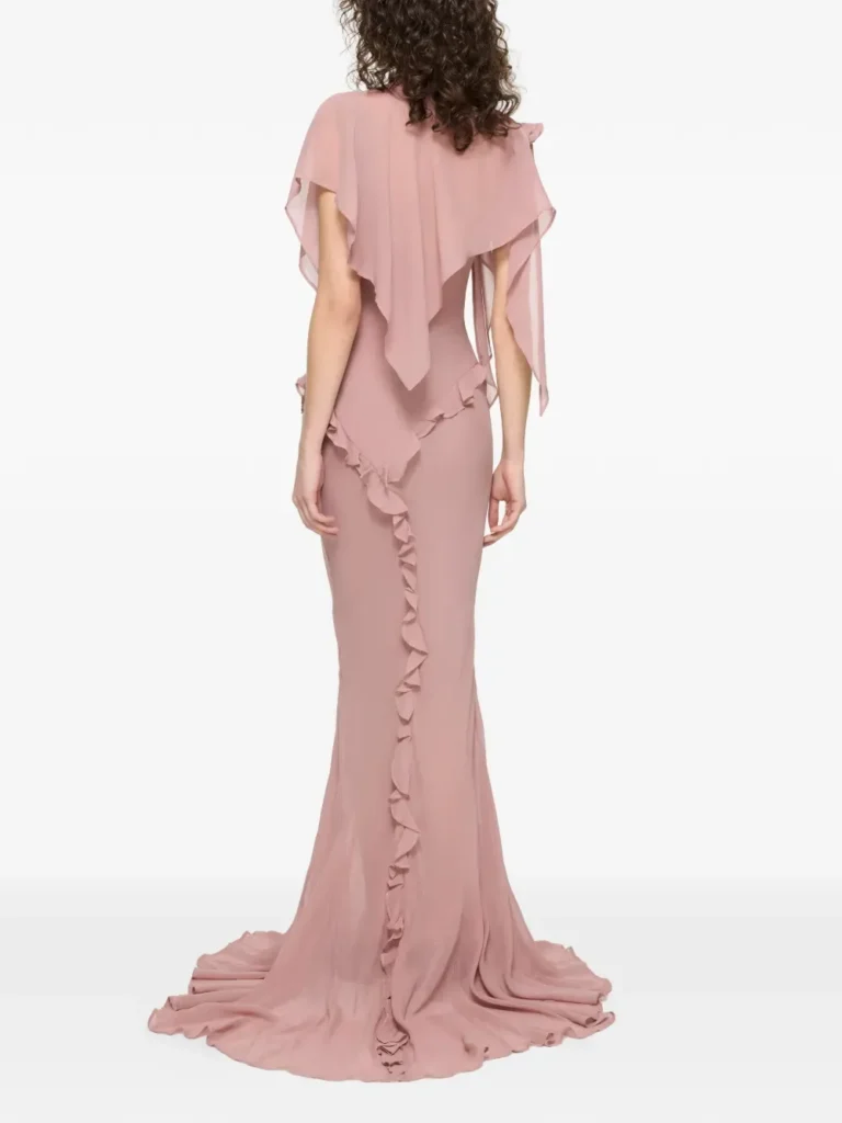 Ruffled Maxi Dress Full Size Image 3
