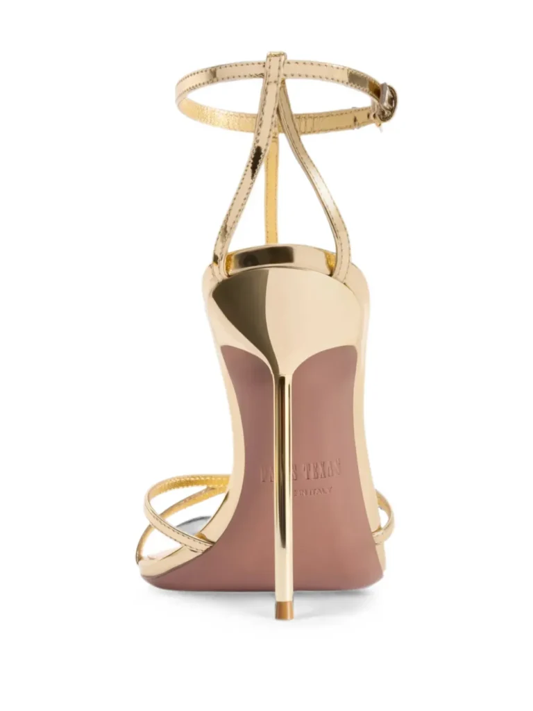 Lidia T-strap Heeled Sandals Full Size Image 3