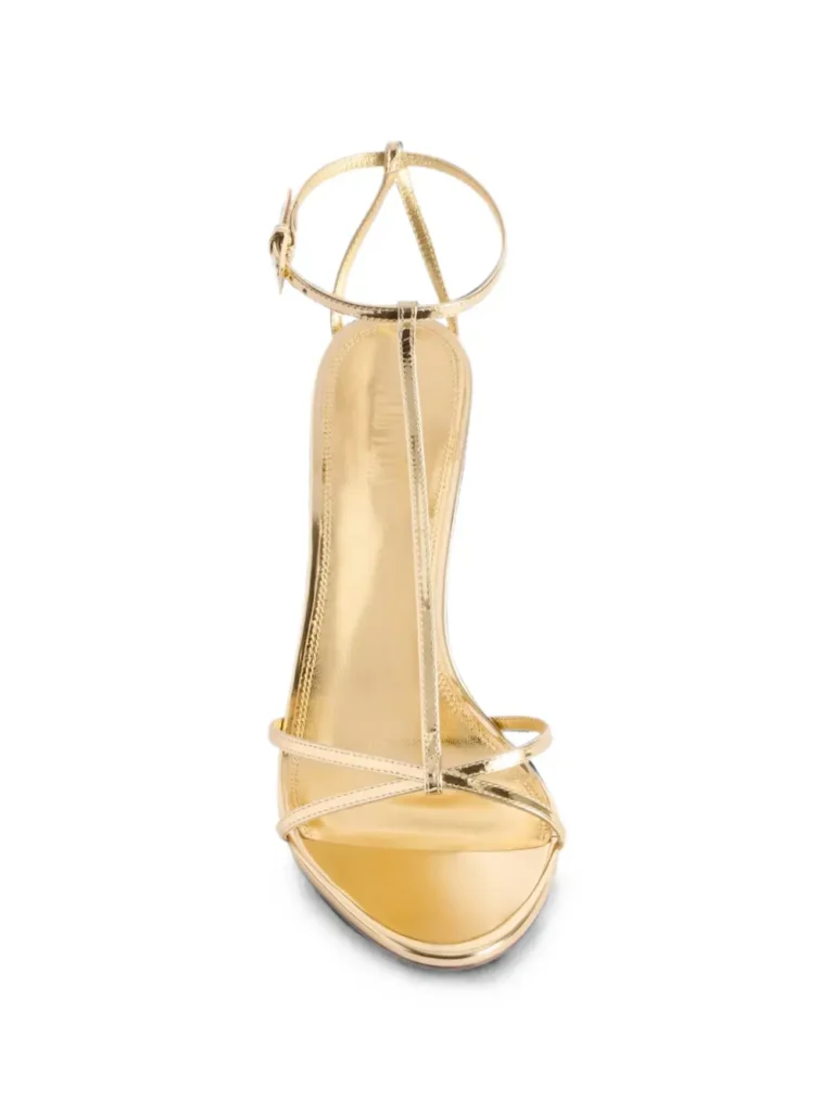 Lidia T-strap Heeled Sandals Full Size Image 4