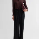 Kalista Embellished Suede Peep-toe Ballet Flats Thumbnail 4