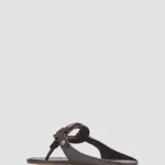 Pattie Wood O-ring Leather Sandals Thumbnail 2