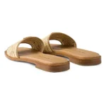 Leather Slides with Crochet Details Thumbnail 5