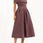 Adalyn Off-the-shoulder Midi Dress Thumbnail 5