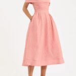Adalyn Off-the-shoulder Midi Dress Thumbnail 5