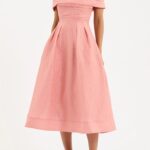Adalyn Off-the-shoulder Midi Dress Thumbnail 1