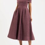Adalyn Off-the-shoulder Midi Dress Thumbnail 1