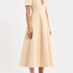 Alexandrite Short Sleeve Midi Dress Thumbnail 5
