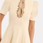 Alexandrite Short Sleeve Midi Dress Thumbnail 6