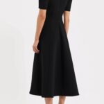 Alexandrite Short Sleeve Midi Dress Thumbnail 6