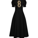 Alexandrite Short Sleeve Midi Dress Thumbnail 5