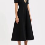 Alexandrite Short Sleeve Midi Dress Thumbnail 2