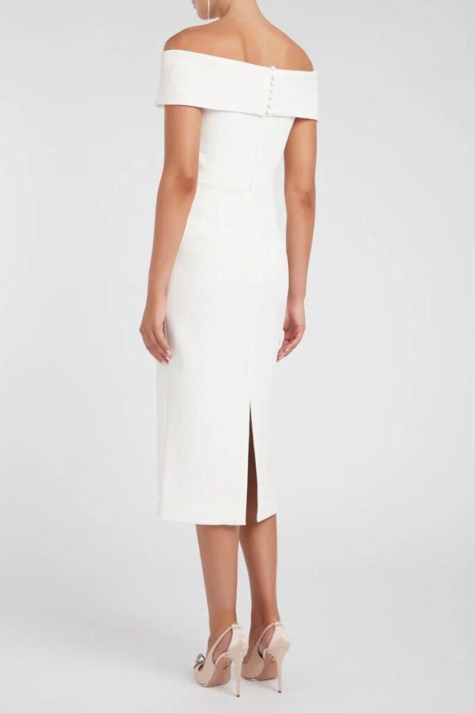 Amore Off-the-shoulder Midi Full Size Image 4