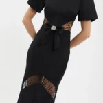 Noire Short Sleeve Gown Thumbnail 3