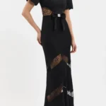 Noire Short Sleeve Gown Thumbnail 2