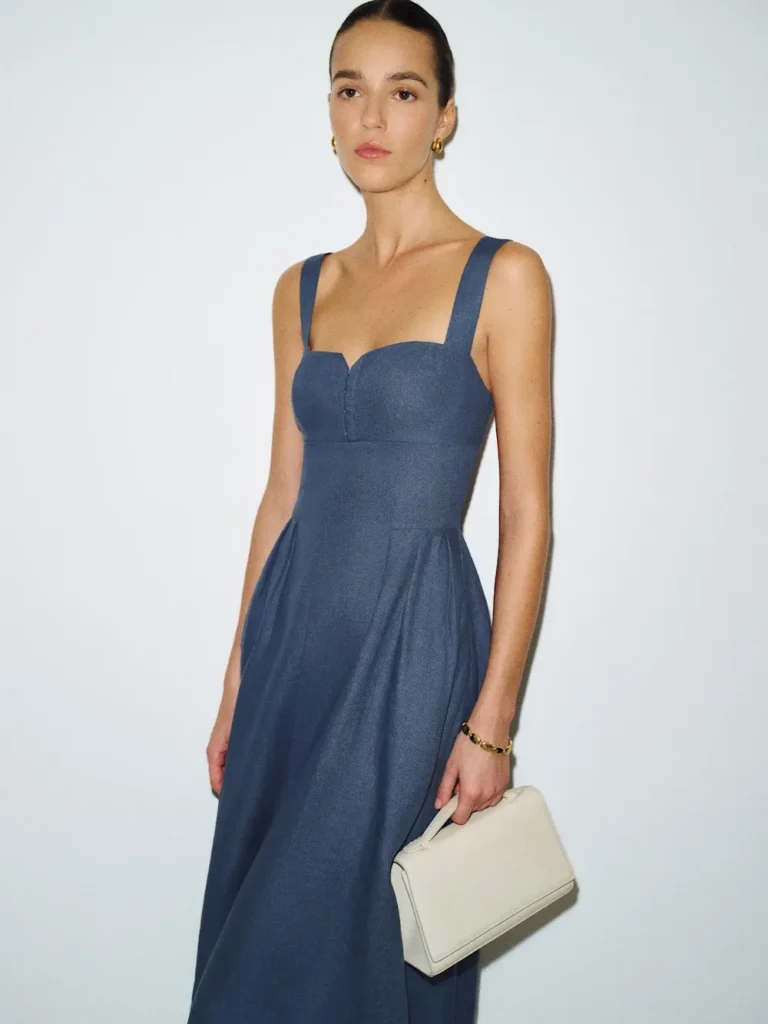 Roma Linen Dress Full Size Image 3