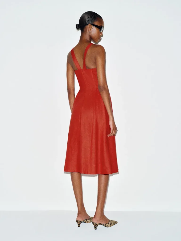 Roma Linen Dress Full Size Image 2