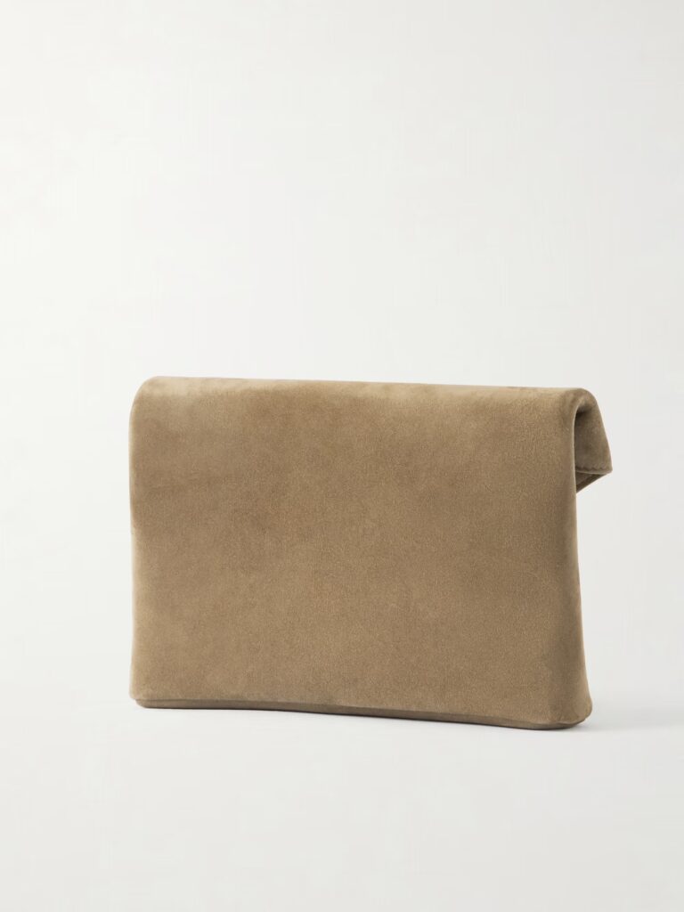 Cassandre Suede Shoulder Bag Full Size Image 4