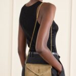 Cassandre Suede Shoulder Bag Thumbnail 6
