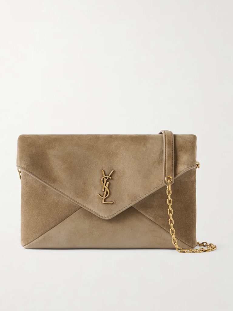 Cassandre Suede Shoulder Bag Full Size Image 1
