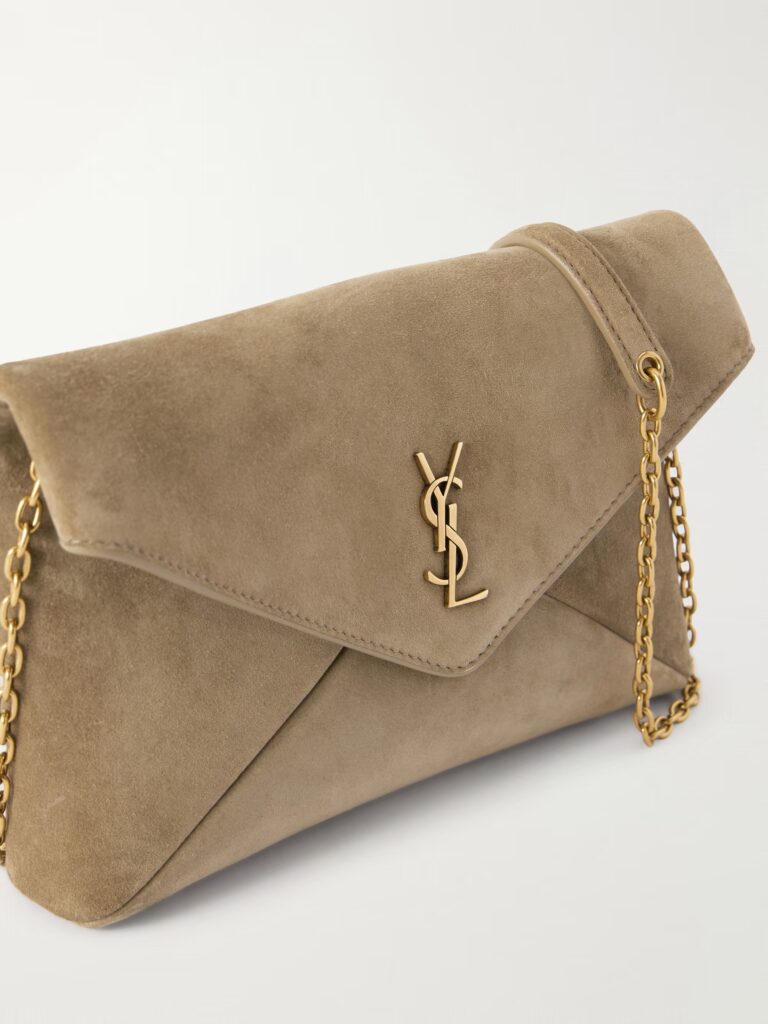 Cassandre Suede Shoulder Bag Full Size Image 2