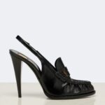Le Loafer Leather Slingback Pumps Thumbnail 1