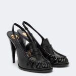 Le Loafer Leather Slingback Pumps Thumbnail 3