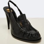 Le Loafer Leather Slingback Pumps Thumbnail 4