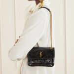 Niki Cassandre-embellished Crinkled-leather Mini Bag Thumbnail 4