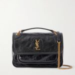 Niki Cassandre-embellished Crinkled-leather Mini Bag Thumbnail 1