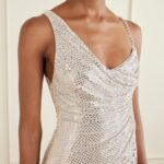 Embellished  Draped Tulle Mini Dress Thumbnail 2