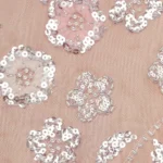 Sequin-embellished Floral-print Midi Dress Thumbnail 5