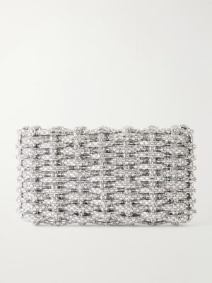 SIMKHAI Morgan Crystal-embellished Clutch Bag