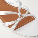 Carrie 5 Knotted Metallic-leather Sandals Thumbnail 5