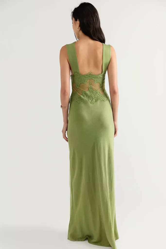 Visions Lace Maxi Dress Full Size Image 3