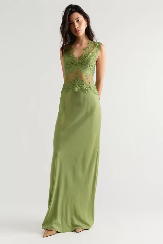Visions Lace Maxi Dress Full Size Image 1
