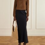 T-embellished Medium Suede Shoulder Bag Thumbnail 3