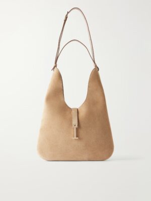 TOM FORD T-embellished Medium Suede Shoulder Bag