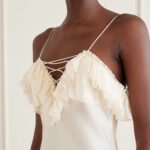 Elaria Ruched Silk Maxi Dress Thumbnail 2