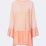Emmeline Ruffled Silk Chiffon Minidress Thumbnail 3